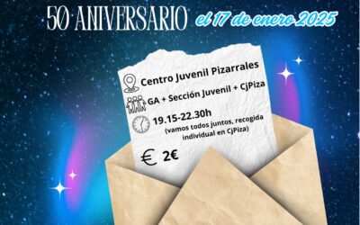 Fiesta de invitación 50 aniversario CJ Piza GA-SJ