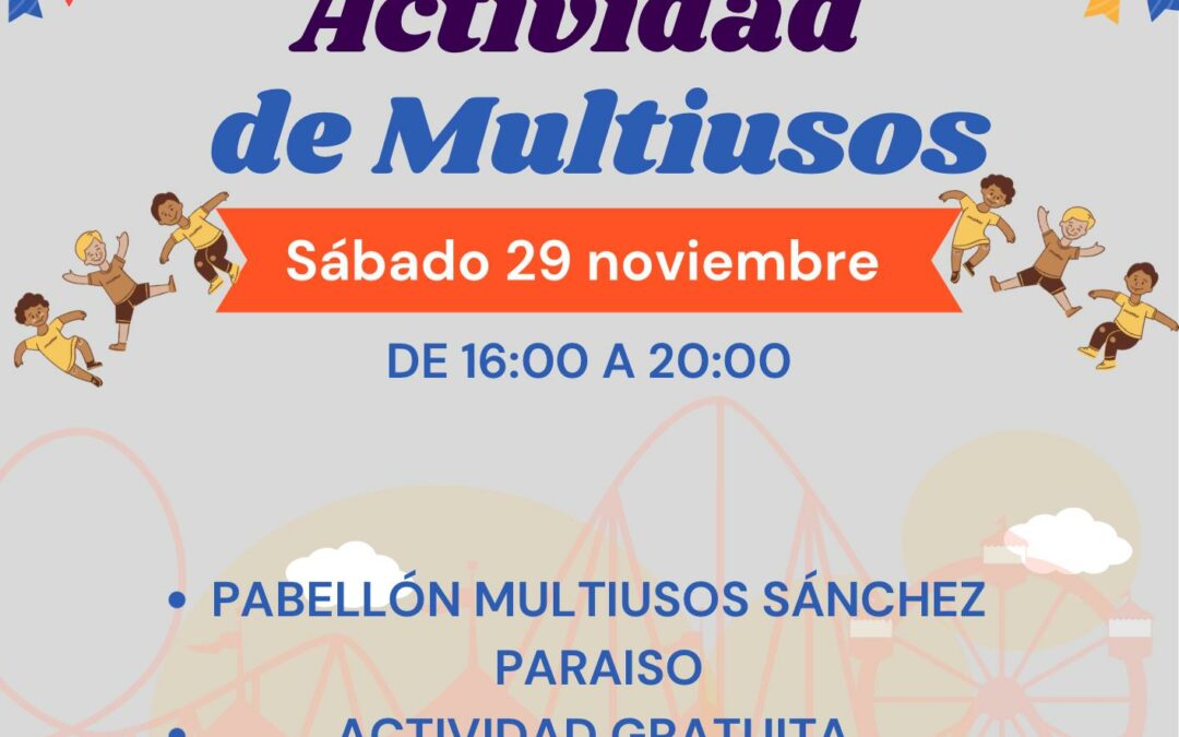 ACTIVIDAD MULTIUSOS!!