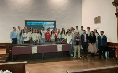 El alumnado de 4º de ESO presenta sus trabajos sobre la Escuela de Salamanca en la Universidad de Salamanca