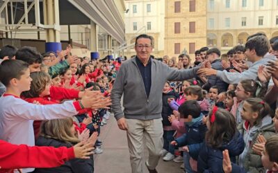 Gracias por toda una vida de servicio. Homenaje escolar a José L. Salinero y Eloy con motivo de su jubilación